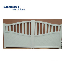 easily assembled security s aluminum gate and fence white color